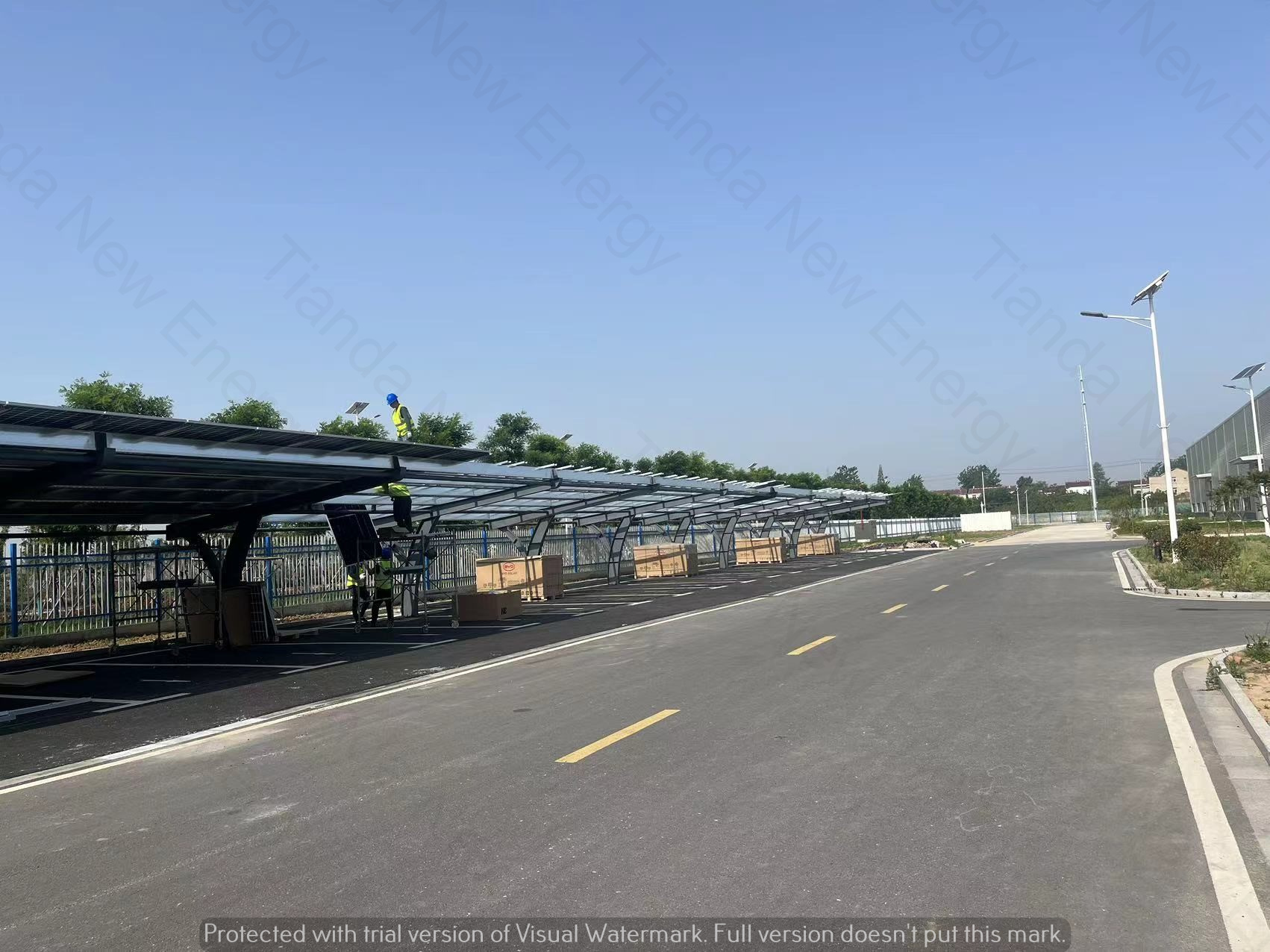 安徽天大新能源办公楼+车棚光伏项目