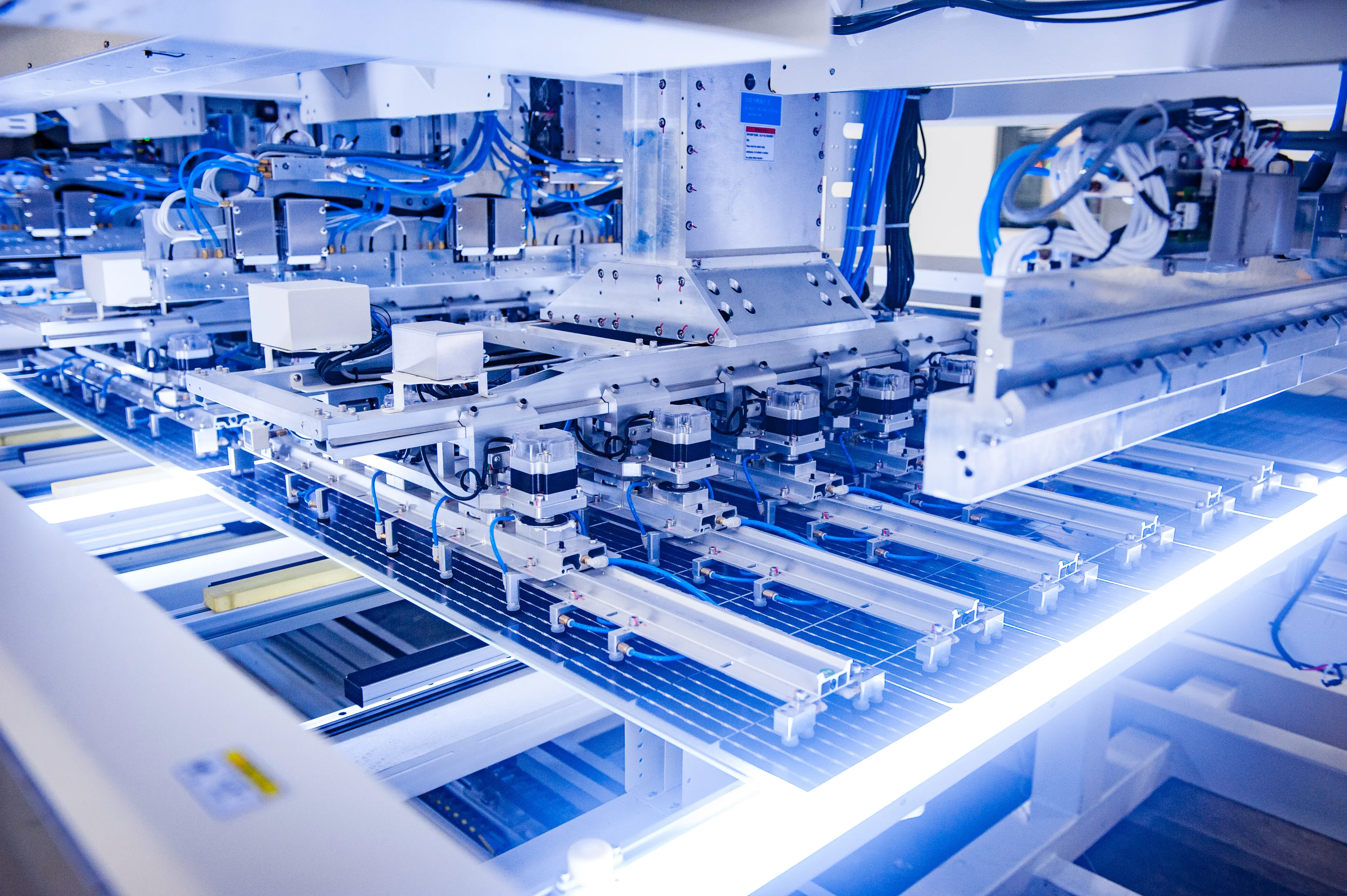 PV module production workshop